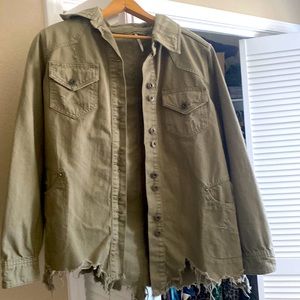 Free People brand new utility jacket